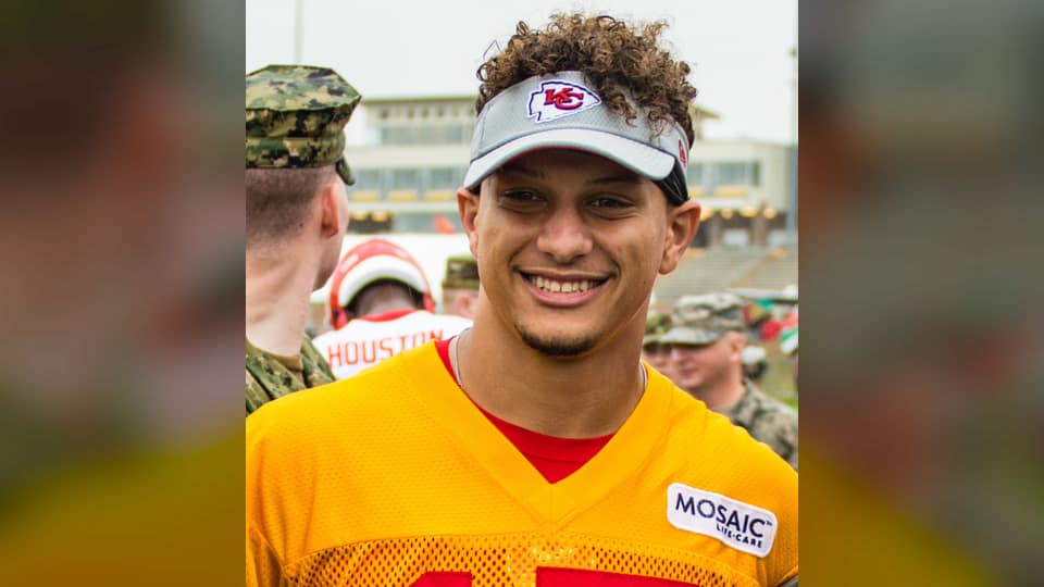 Patrick Mahomes, em foto de arquivo