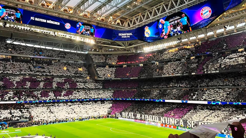 Santiago Bernabéu, casa do Real Madrid, em foto de arquivo